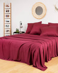 Drap Plat en Bambou | Options de Couleur