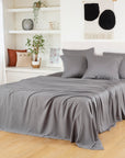 Drap Plat en Bambou | Options de Couleur