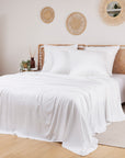 Drap Plat en Bambou | Options de Couleur