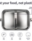 Boîte Repas en Acier Inoxydable