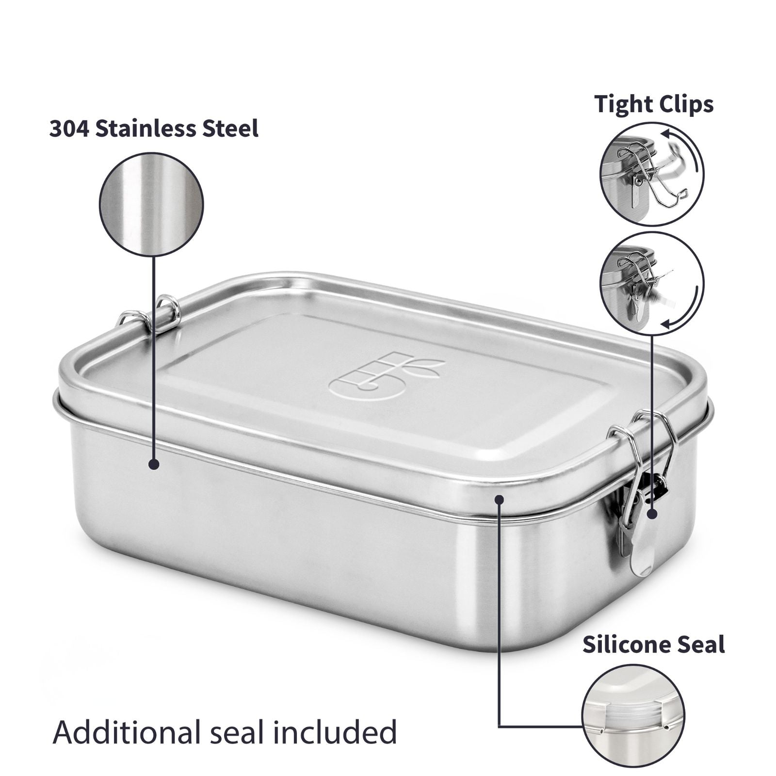 Boîte Repas en Acier Inoxydable
