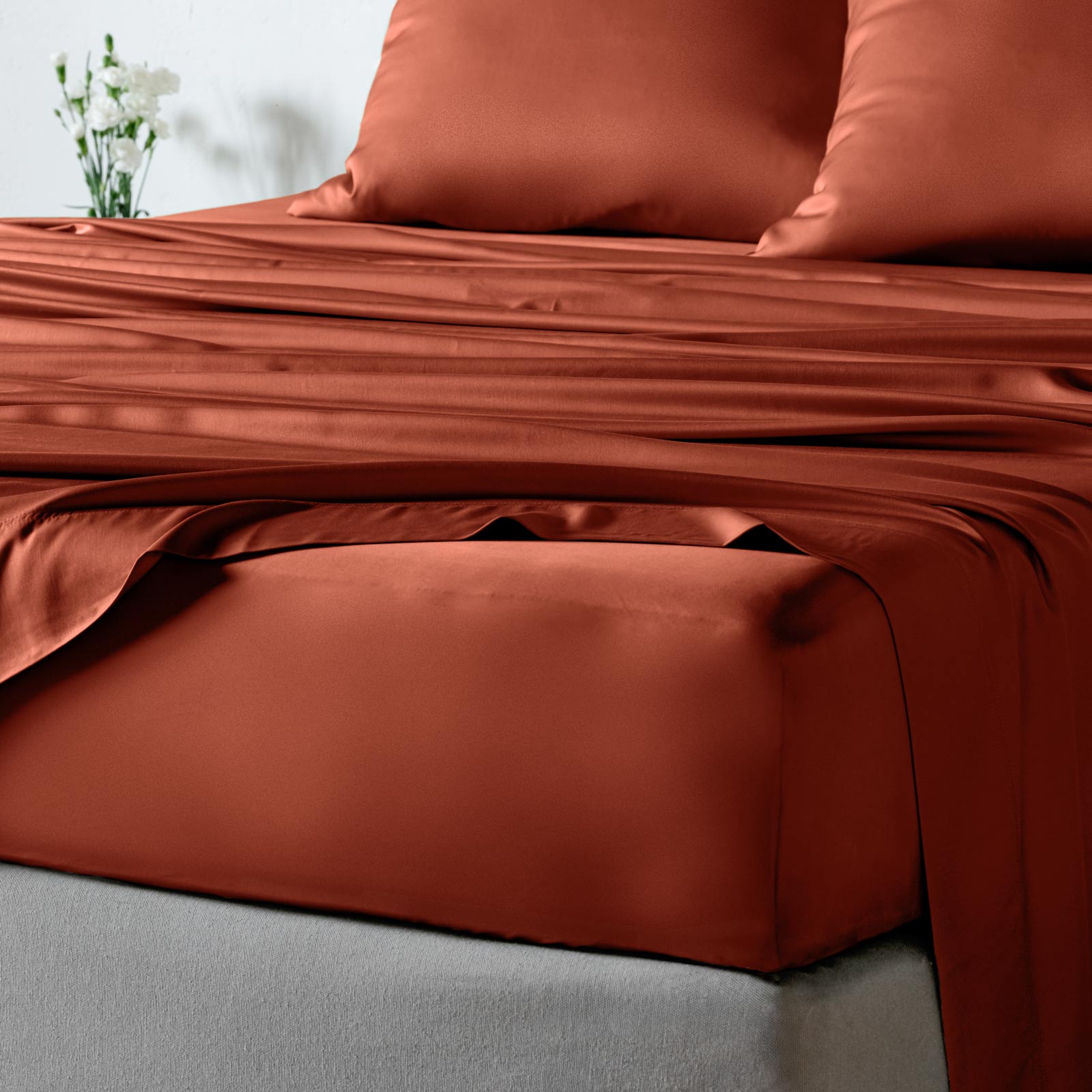 Drap Housse en Bambou | Options de Couleur