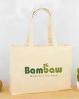 Tote Bag Bambaw | 100 % Coton Biologique | Certifié GOTS | Imprimé en France