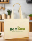 Tote Bag Bambaw | 100 % Coton Biologique | Certifié GOTS | Imprimé en France