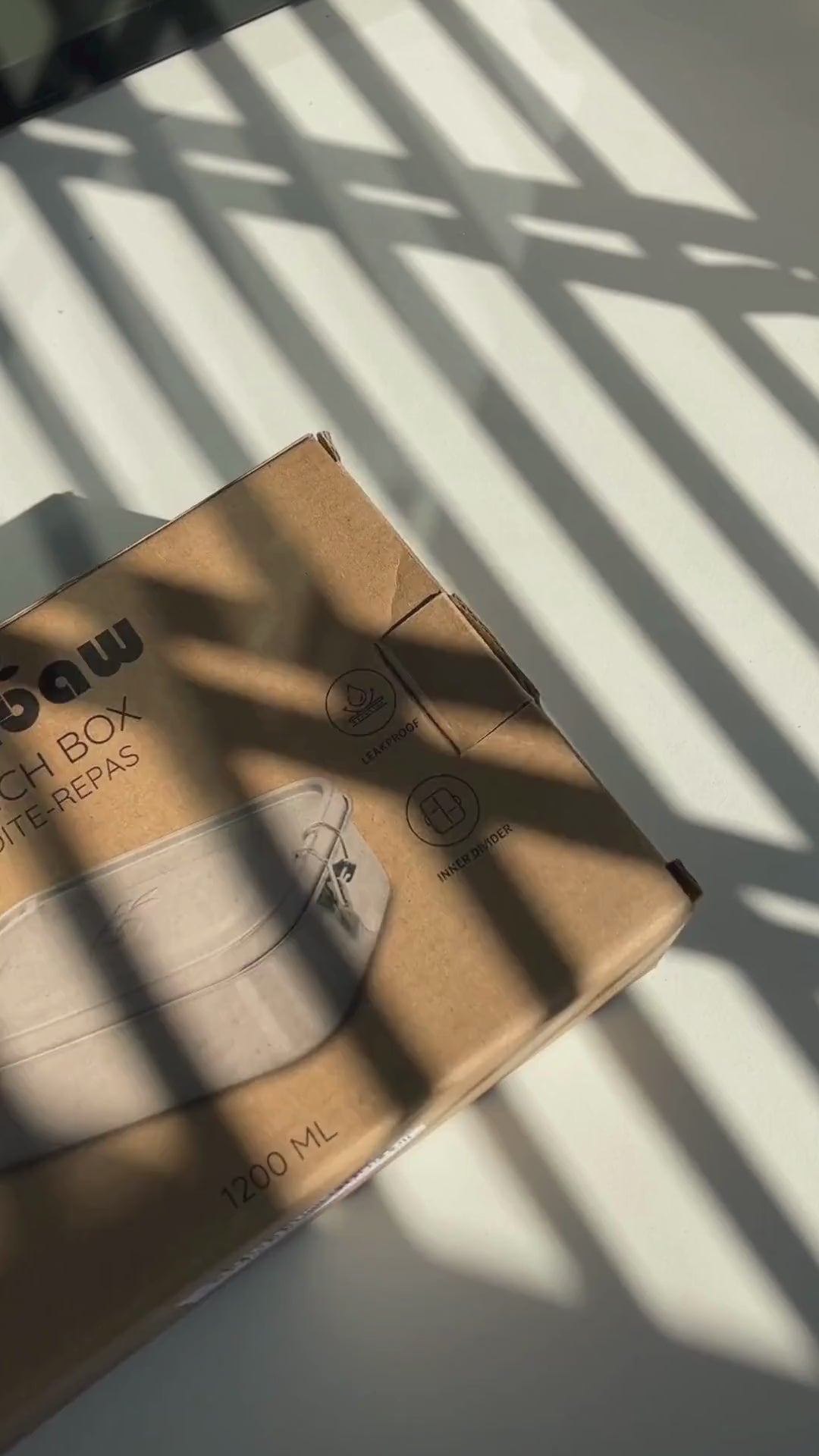 bambaw stainless steel lunch box unpacking video