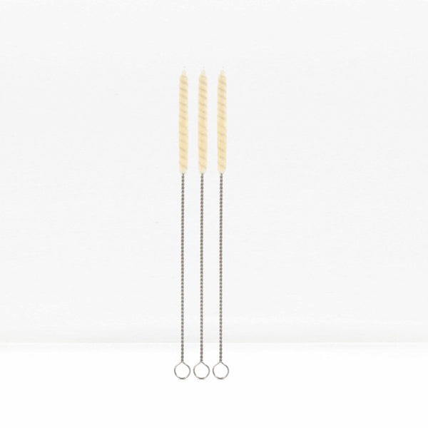 Goupillon pour pailles en coton